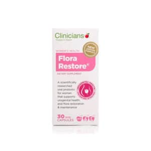 Clinicians-Flora-Restore-30-Vege-Capsules