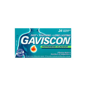Gaviscon Tabs Peppermint 24s