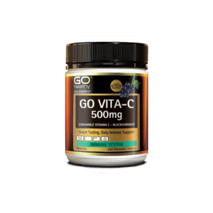 Go Healthy Vita C 500mg Blackcurrant 200ctabs